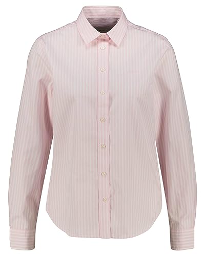 GANT Damen REG POPLIN Stripe Shirt Bluse, Light PINK, 36 von GANT