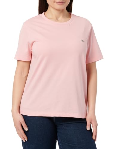 GANT Damen REG Shield SS T-Shirt, Geranium PINK, XX-Large GANT Damen REG Shield SS T-Shirt, Geranium PINK, XX-Large von GANT