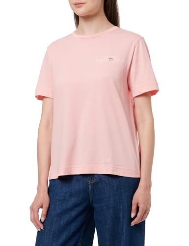 GANT Damen REG Shield SS T-Shirt, Geranium PINK, XX-Large GANT Damen REG Shield SS T-Shirt, Geranium PINK, XX-Large von GANT