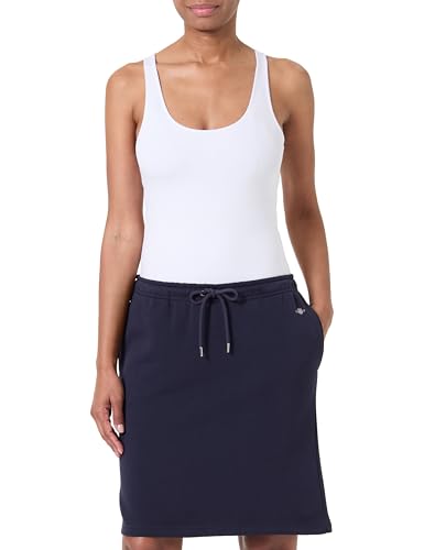 GANT Damen REG Shield Skirt Rock, Evening Blue, XL von GANT