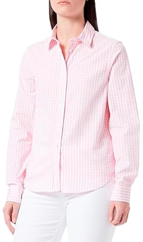 GANT Damen Reg Broadcloth Gingham Shirt Klassisches Hemd, Soothing Lilac, 40 EU von GANT