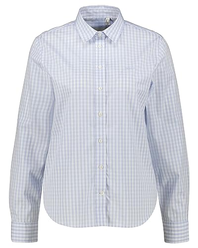 GANT Damen Reg Poplin Gingham Shirt Klassisches Hemd, Light Blue, 44 EU GANT Damen Reg Poplin Gingham Shirt Klassisches Hemd, Light Blue, 44 EU von GANT