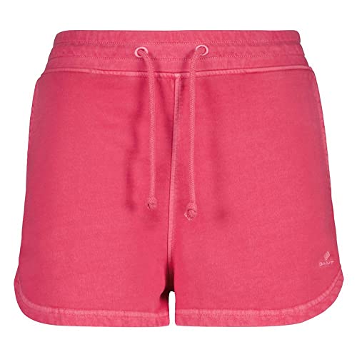 GANT Damen Relaxed Sunfaded Shorts LOCKERE Kurze Hose, Magenta PINK, XL von GANT