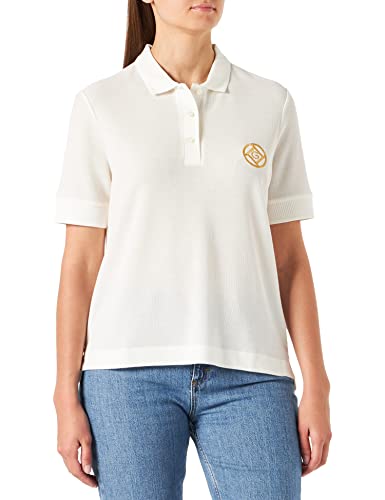 GANT Damen Rope ICON SS Pique Polohemd, Eggshell, XS von GANT