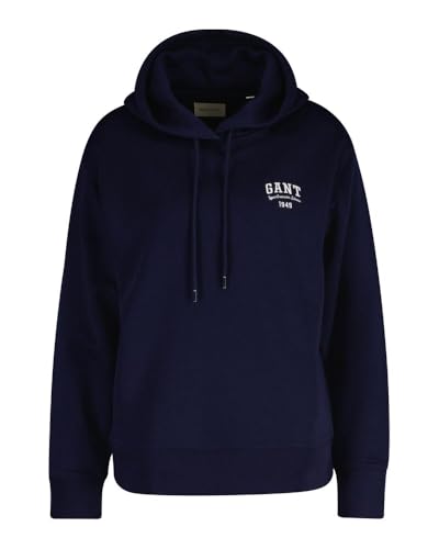 GANT Damen SMALL Graphic Hoodie Kapuzenpullover, Classic Blue, 38 GANT Damen SMALL Graphic Hoodie Kapuzenpullover, Classic Blue, 38 von GANT