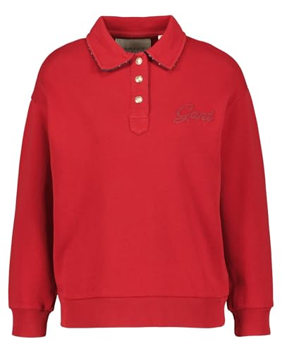 GANT Damen Script Rugger Sweat T-Shirt, Shadow Rose, Large von GANT