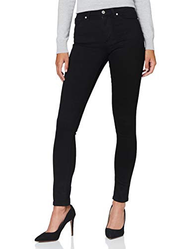 GANT Damen Skinny SUPER Stretch Jeans Freizeithose, Black, 33W / 30L von GANT