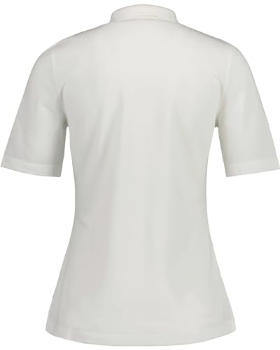 GANT Damen Slim Shield SS Pique Polo Polohemd, Eggshell, L von GANT