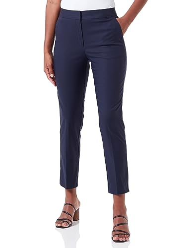 GANT Damen Slim Slack Klassische Hose, Evening Blue, 44 von GANT