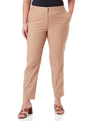 GANT Damen Slim Slack Klassische Hose, WARM Khaki, 38 von GANT