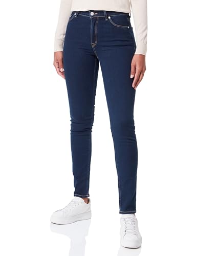 GANT Damen Slim Super Stretch Jeans, Dark Blue Broken in, 25W / 32L EU von GANT