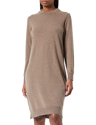 GANT Damen Superfine Lambswool Dress Kleid, MOLE Brown, L von GANT