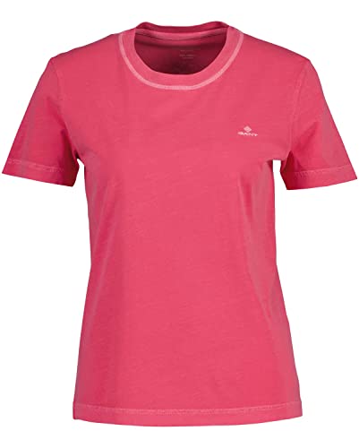 GANT Damen T-Shirt 4203477 Magenta Pink XL von GANT