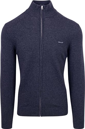 GANT Extrafine Lambswool Zip Cardigan - L von GANT