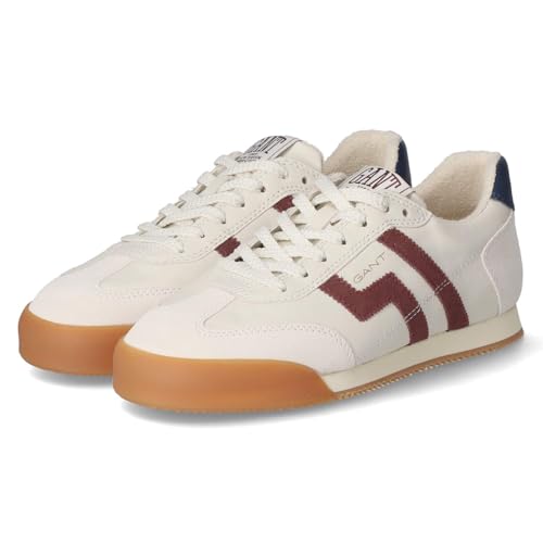 GANT FOOTWEAR Damen BEYLANA Sneaker, White/Port Wine, 41 EU GANT FOOTWEAR Damen BEYLANA Sneaker, White/Port Wine, 41 EU von GANT