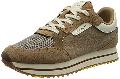 GANT FOOTWEAR Damen Bevinda Sneaker, warm Khaki, 40 EU von GANT