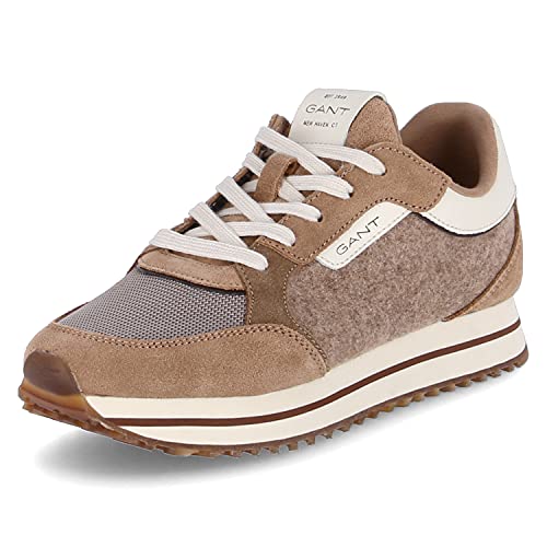 GANT FOOTWEAR Damen Bevinda Sneaker, warm Khaki, 41 EU von GANT