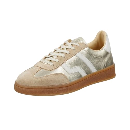 GANT FOOTWEAR Damen CUZIMA Sneaker, Gold, 39 EU von GANT