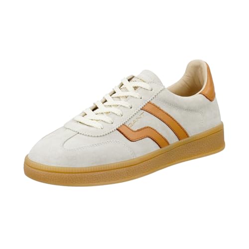 GANT FOOTWEAR Damen CUZIMA Sneaker, Ivory/tan, 37 EU GANT FOOTWEAR Damen CUZIMA Sneaker, Ivory/tan, 37 EU von GANT