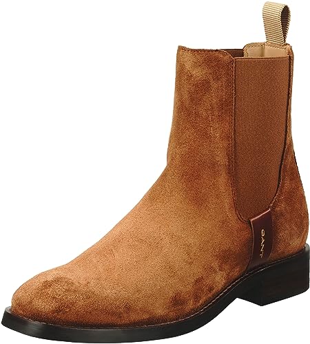 GANT FOOTWEAR Damen FAYY Chelsea-Stiefel, Cognac, 40 EU von GANT