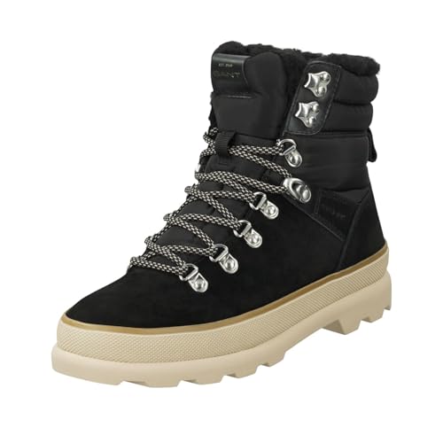 GANT FOOTWEAR Damen FRENNY Halblange Stiefel, Black, 39 EU von GANT