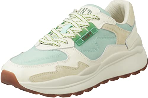 GANT FOOTWEAR Damen FULTONY Sneaker, Mint/Cream, 37 EU von GANT