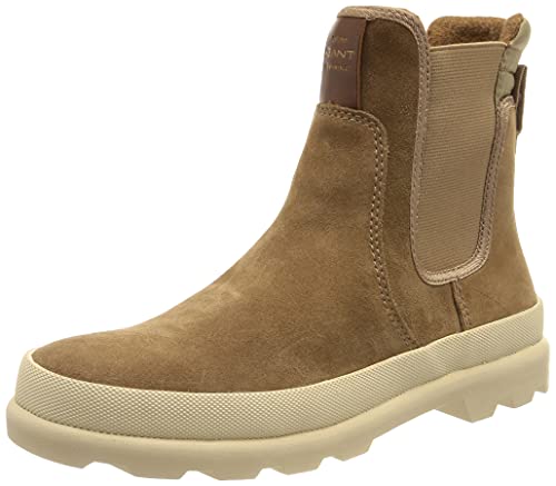 GANT FOOTWEAR Damen Frenny Boot Chelsea-Stiefel, warm Khaki, 39 EU von GANT