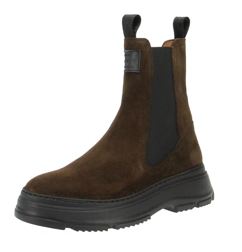 GANT FOOTWEAR Damen JANEBI Chelsea-Stiefel, Dark Olive, 37 EU von GANT