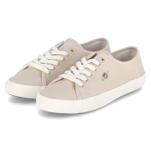 GANT Damen Schnürhalbschuh in beige - Gr. 38 von GANT