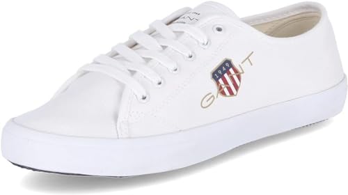 GANT FOOTWEAR Damen PILLOX Sneaker, White, 40 EU von GANT