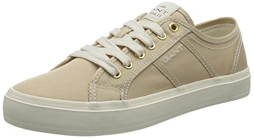 GANT FOOTWEAR Damen Pinestreet Sneaker, Dry Sand, 41 EU von GANT