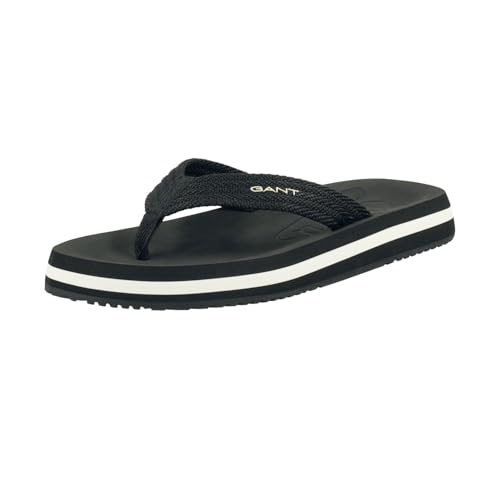 GANT FOOTWEAR Damen SUNHEAVEN Flipflop, Schwarz, 40 EU von GANT