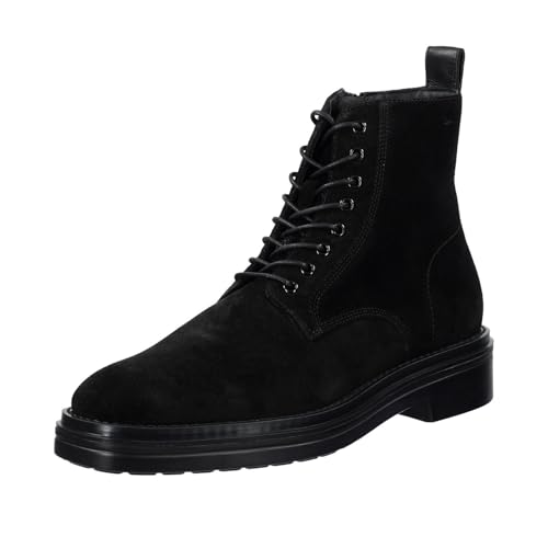 GANT FOOTWEAR Herren BOGGAR Stiefelette, Black, 42 EU von GANT