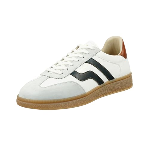 GANT FOOTWEAR Herren CUZMO Sneaker, White/Green, 41 EU von GANT