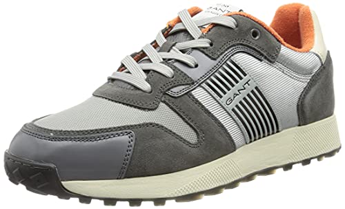 GANT FOOTWEAR Herren GAROLD Sneaker, Mid Gray, Mid Gray, 44 von GANT