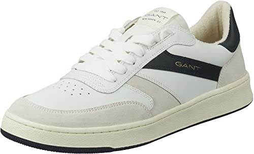 GANT FOOTWEAR Herren GOODPAL Sneaker, White/Marine, 43 EU von GANT