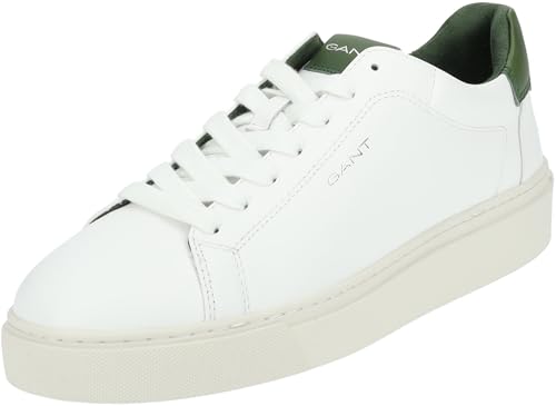 GANT FOOTWEAR Herren MC Julien Sneaker, White/Green, 42 EU von GANT