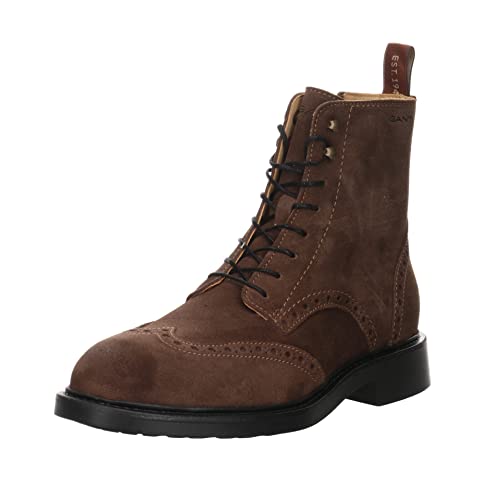 GANT FOOTWEAR Herren MILLBRO Halblange Stiefel, Dark Brown, 42 EU von GANT