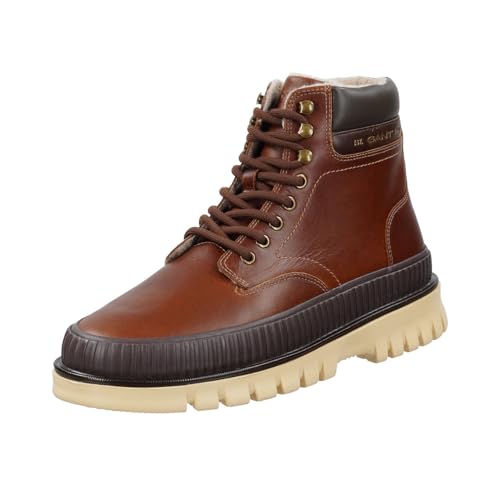 GANT FOOTWEAR Herren NEBRADA Stiefelette, Cognac, 46 EU von GANT