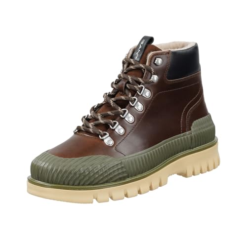 GANT FOOTWEAR Herren NEBRADA Stiefelette, Dark Brown, 45 EU von GANT
