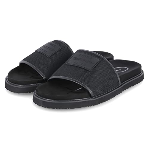 GANT FOOTWEAR Herren NICEPAL Sportsandale, Black, 43 EU von GANT
