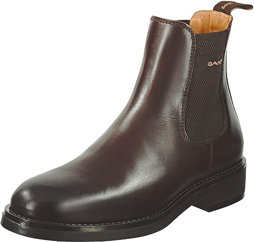 GANT FOOTWEAR Herren PREPDALE Stiefelette, Dark Brown, 45 EU von GANT