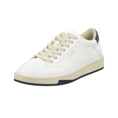 GANT FOOTWEAR Herren PREPUS Sneaker, White/dk.Blue, 42 EU von GANT