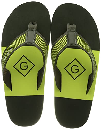 GANT FOOTWEAR Herren Palmworld Beach Sandale, Dark Leaf, 45 EU von GANT