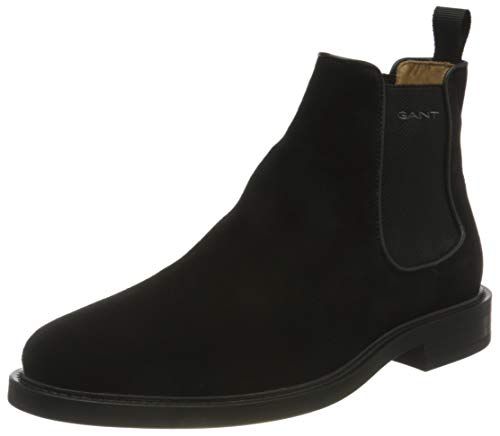 GANT FOOTWEAR Herren ST Akron Chelsea-Stiefel, Black, 42 EU von GANT