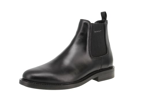 GANT FOOTWEAR Herren ST FAIRKON Chelsea-Stiefel, Black, 43 EU von GANT