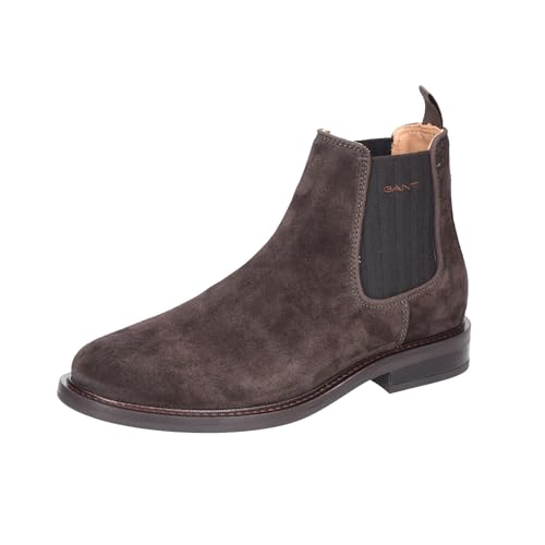 GANT FOOTWEAR Herren ST FAIRKON Chelsea-Stiefel, Dark Brown, 40 EU von GANT