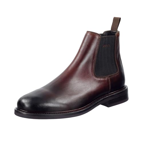 GANT FOOTWEAR Herren ST FAIRKON Chelsea-Stiefel, Dark Brown, 45 EU von GANT