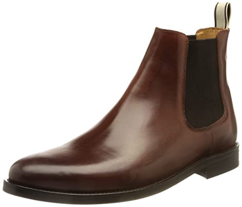 GANT FOOTWEAR Herren Sharpville Boot Chelsea-Stiefel, Cognac/dk Brown, 46 EU von GANT