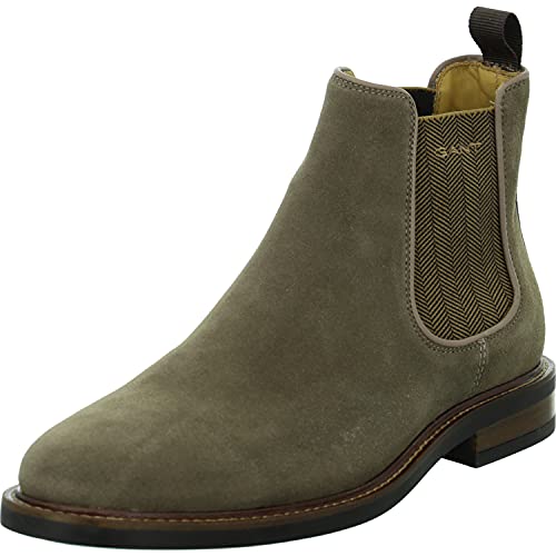 GANT FOOTWEAR Herren St Akron Boot Chelsea-Stiefel, Taupe, 45 EU von GANT